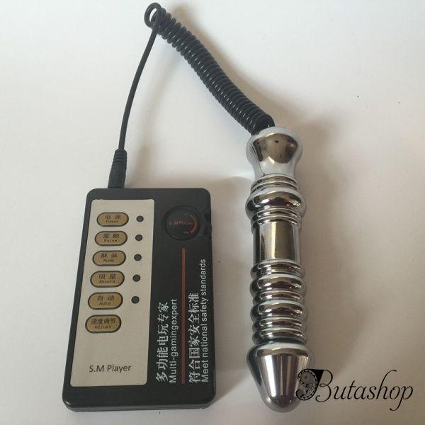 Electro-sex Металлический анус и влагалищная пробка - www.butashop.com