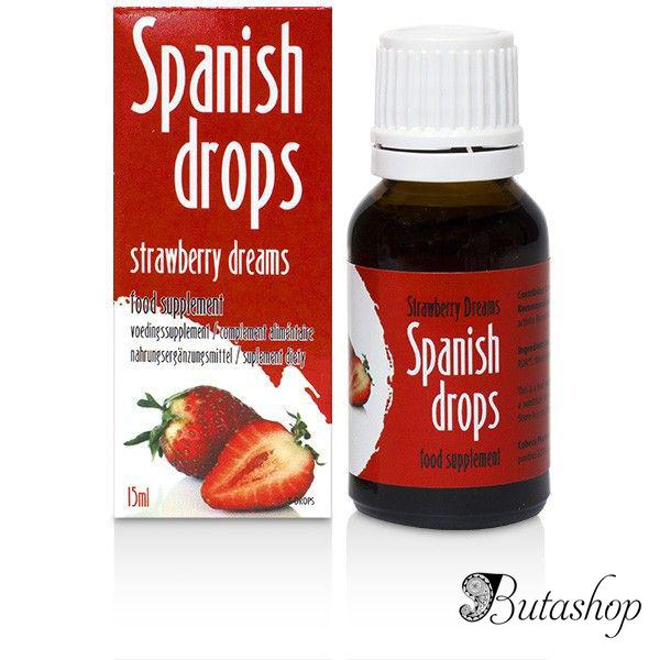 Возбуждающие капли Spanish Drops Strawberry Dreams (15ml) - www.butashop.com