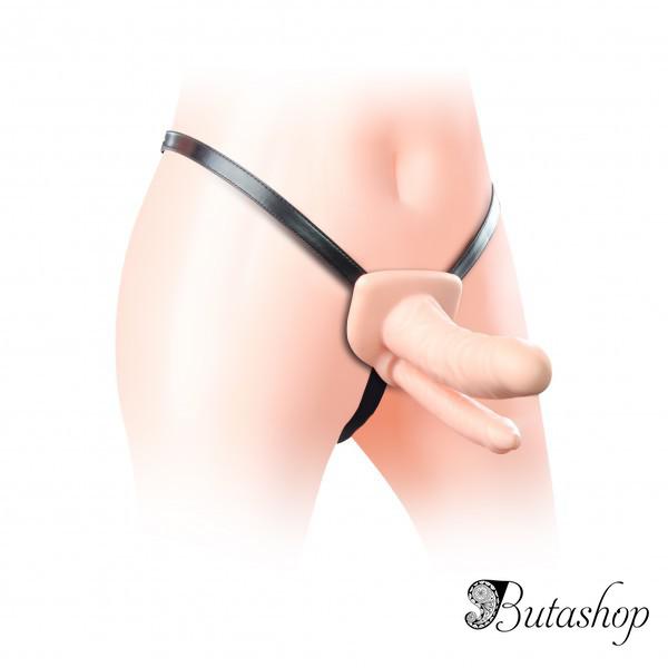 Фаллоимитатор на присоске Flesh - 17,8 см - www.butashop.com