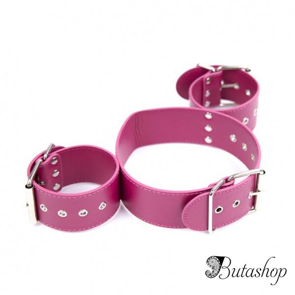Бондаж БДСМ универсальный розовый - www.butashop.com