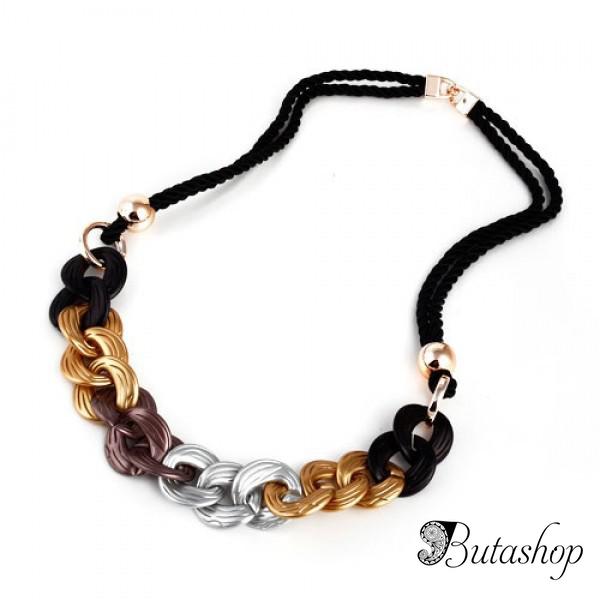 РАСПРОДАЖА! Элегантное ожерелье с кольцами - www.butashop.com