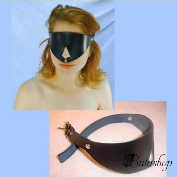 Кожаная маска для глаз - www.butashop.com