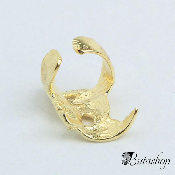 РАСПРОДАЖА! Золотое кольцо-клипса - www.butashop.com