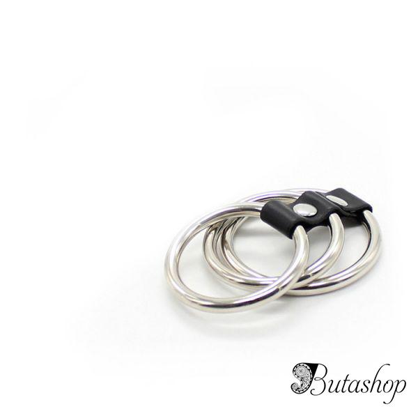 Фиксатор на пенис с 3 кольцами - www.butashop.com