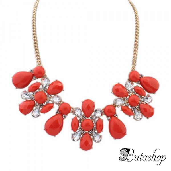 РАСПРОДАЖА! Красивое ожерелье с камнями - www.butashop.com