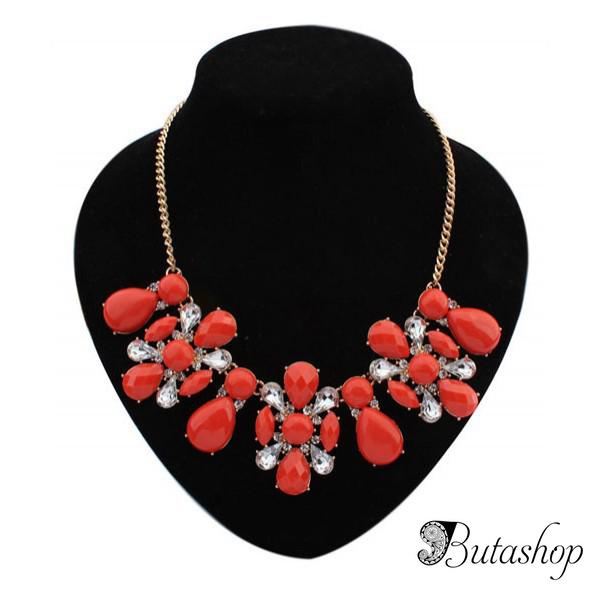 РАСПРОДАЖА! Красивое ожерелье с камнями - www.butashop.com