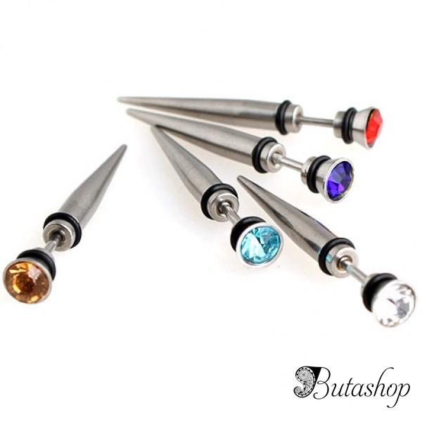 РАСПРОДАЖА! Серги (пирсинг) с камнями - www.butashop.com