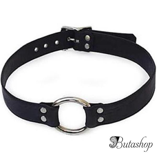 Классический черный кляп для рта - www.butashop.com