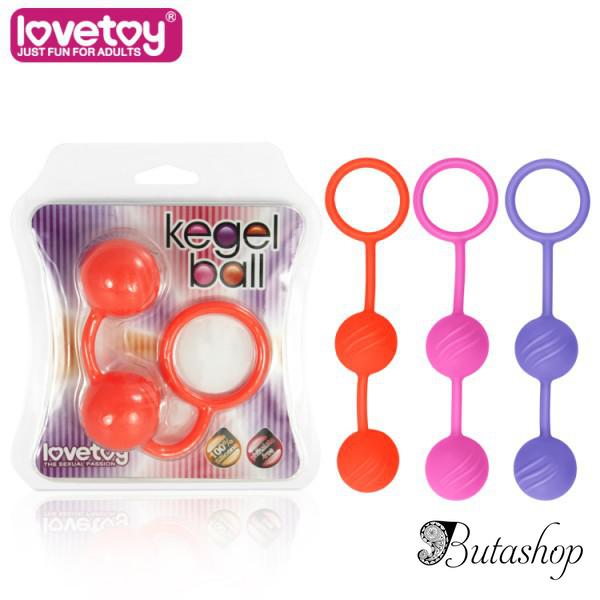 Мячики кегеля розовые ребристые - www.butashop.com