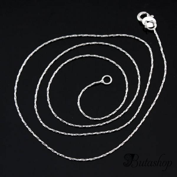 РАСПРОДАЖА! Серебряная цепочка 45 см - www.butashop.com