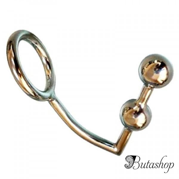 Кольцо на пенис с анальными шарами - www.butashop.com