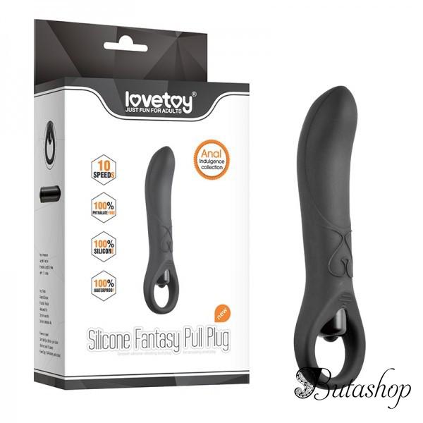 Анальная виброигрушка силиконовая - www.butashop.com