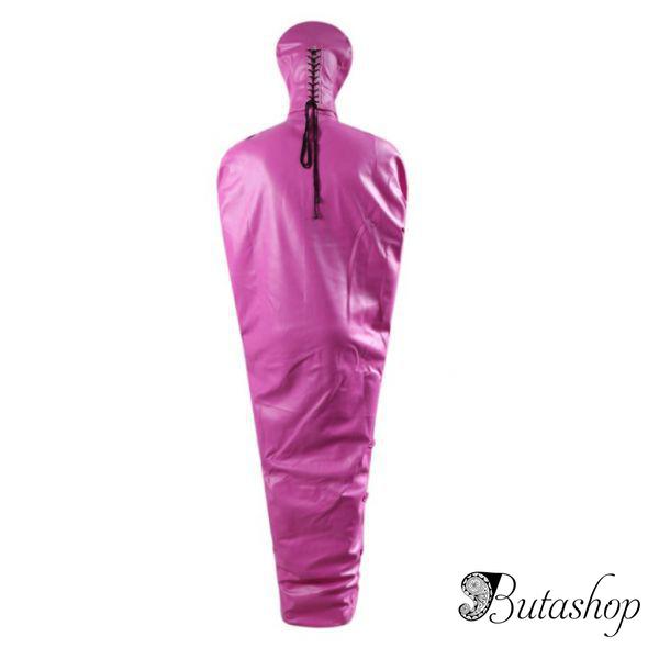 Кожаный бандаж Мумификация розовый - www.butashop.com