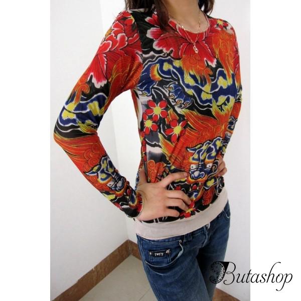 Футболка - Огненный дракон - www.butashop.com