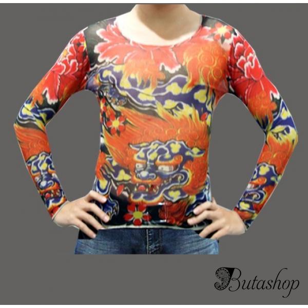 Футболка - Огненный дракон - www.butashop.com
