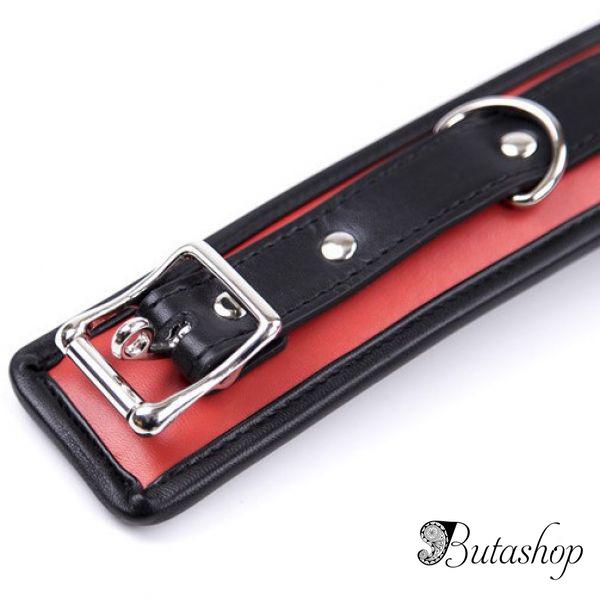 Кожаный ошейник с мягкой подкладкой Unisex - www.butashop.com