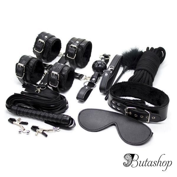 Бдсм набор из 8 предметов черный - www.butashop.com