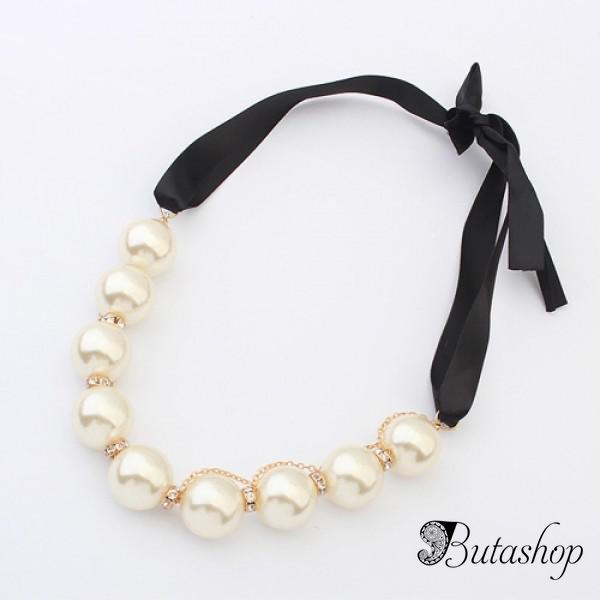 РАСПРОДАЖА! Элегантное ожерелье с бусинами - www.butashop.com