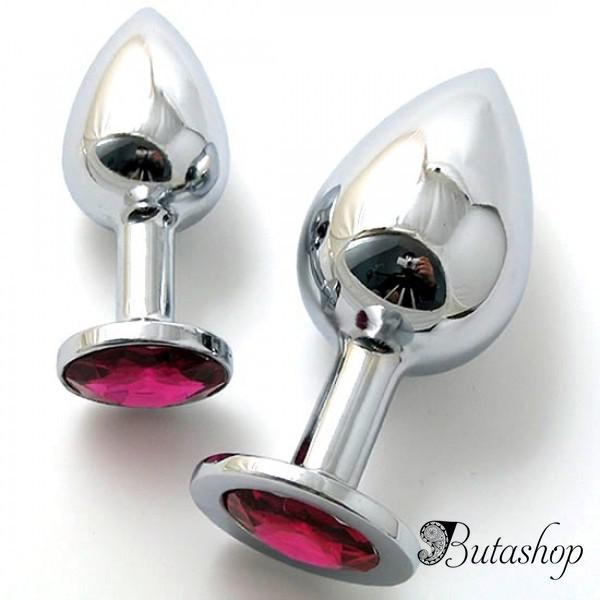 Металлическая анальная пробка маленького размера - www.butashop.com