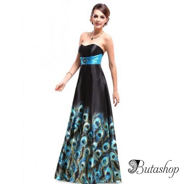 РАСПРОДАЖА! Длинное вечернее платье с принтом - www.butashop.com