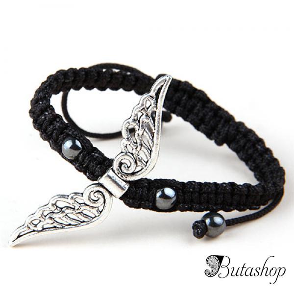 РАСПРОДАЖА! Модный плетеный браслет Крылья - www.butashop.com