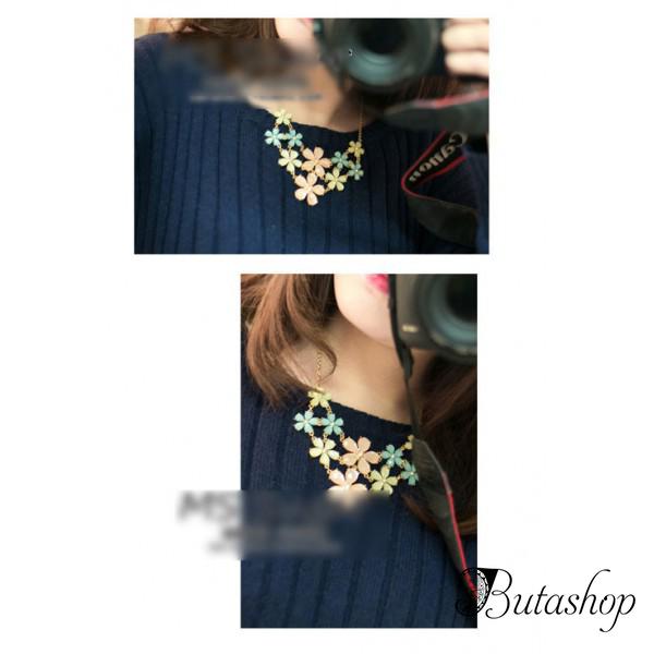 РАСПРОДАЖА! Ожерелье - Маленькие цветы - www.butashop.com