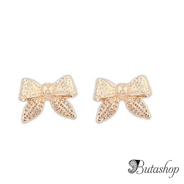 РАСПРОДАЖА! Зоотистые серьги - Бантики - www.butashop.com