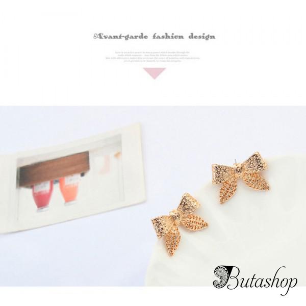 РАСПРОДАЖА! Зоотистые серьги - Бантики - www.butashop.com