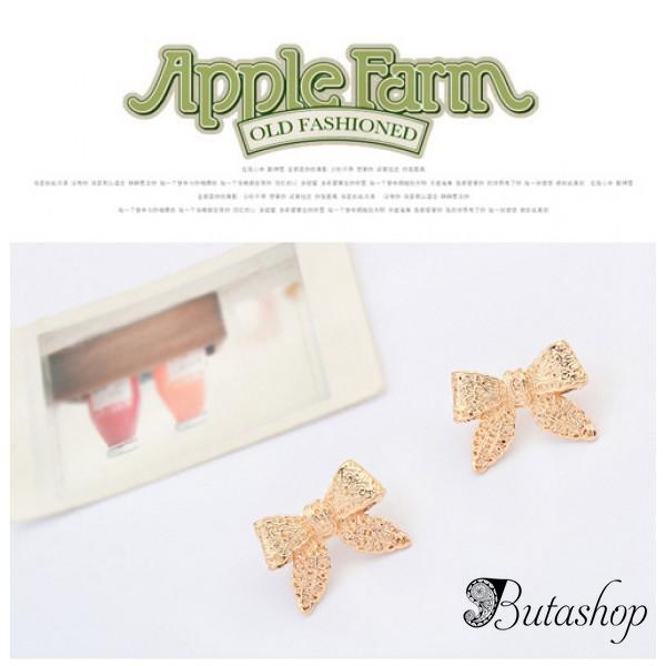 РАСПРОДАЖА! Зоотистые серьги - Бантики - www.butashop.com