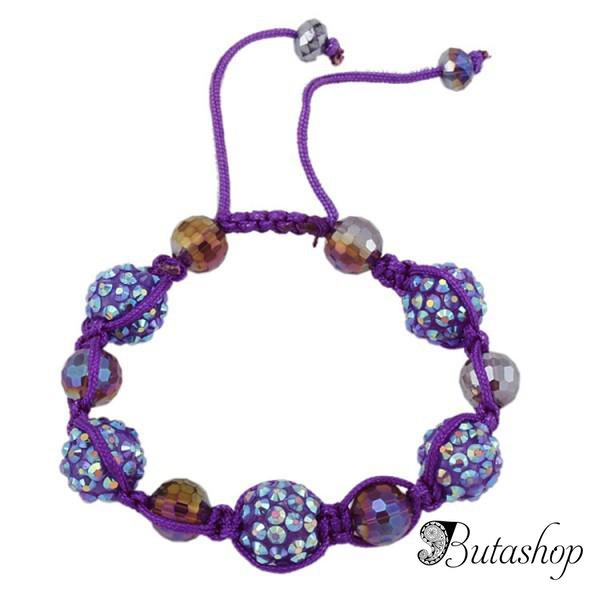 РАСПРОДАЖА! Стильный браслет из бусин и страз - www.butashop.com