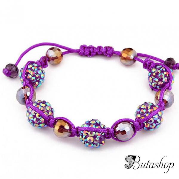 РАСПРОДАЖА! Стильный браслет из бусин и страз - www.butashop.com