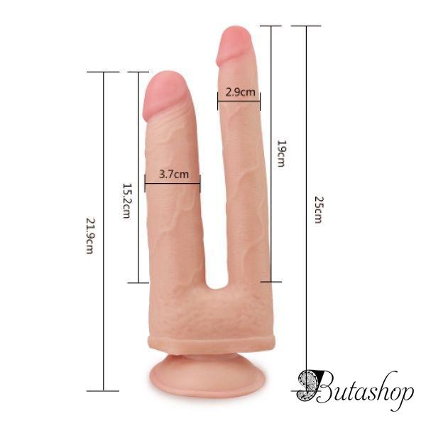 Skinlike Double Penetration Soft Cock - www.butashop.com