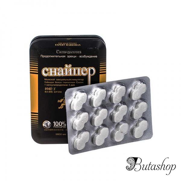 снайпер - препарат для потенции, 10 табл. - www.butashop.com