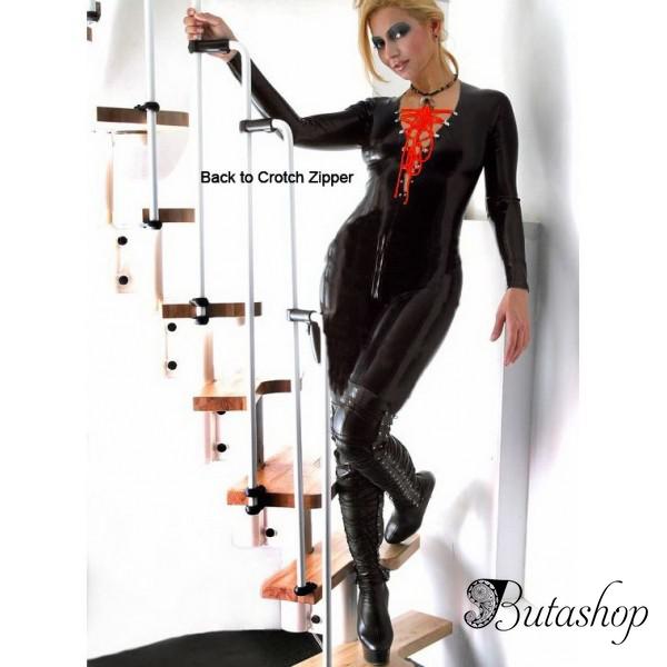 РАСПРОДАЖА! Эротичный виниловый комбинезон - www.butashop.com