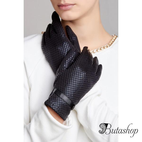 РАСПРОДАЖА! Перчатки женские черные - www.butashop.com