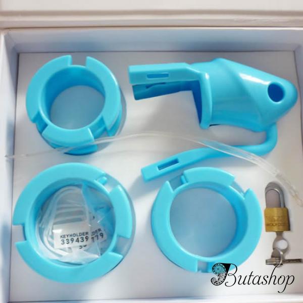 Голубое силиконовое устройство верности - www.butashop.com