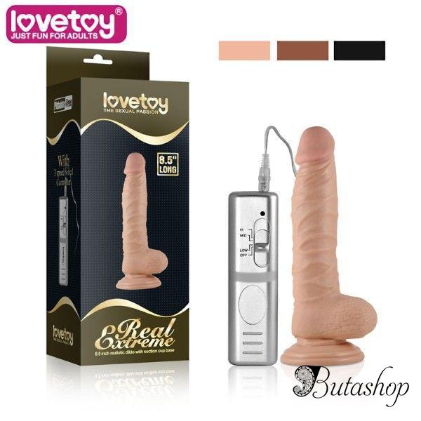 Реалистичный вибратор Big Daddy 21 см - www.butashop.com