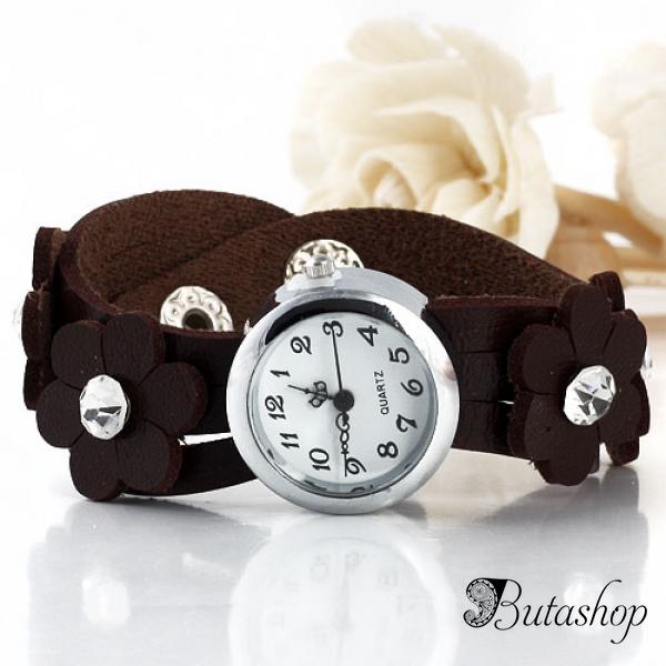 РАСПРОДАЖА! Нежные женские часики с цветочками - www.butashop.com