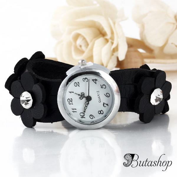 РАСПРОДАЖА! Нежные женские часики с цветочками - www.butashop.com