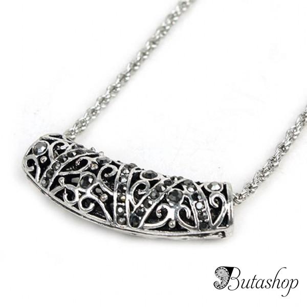 РАСПРОДАЖА! Серебряное ретро ожерелье - www.butashop.com