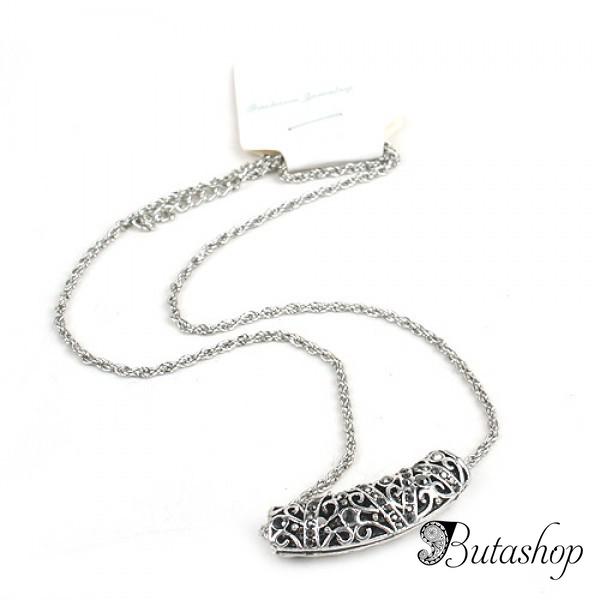 РАСПРОДАЖА! Серебряное ретро ожерелье - www.butashop.com