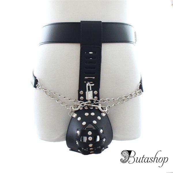 Черное женское устройство целомудрия - www.butashop.com