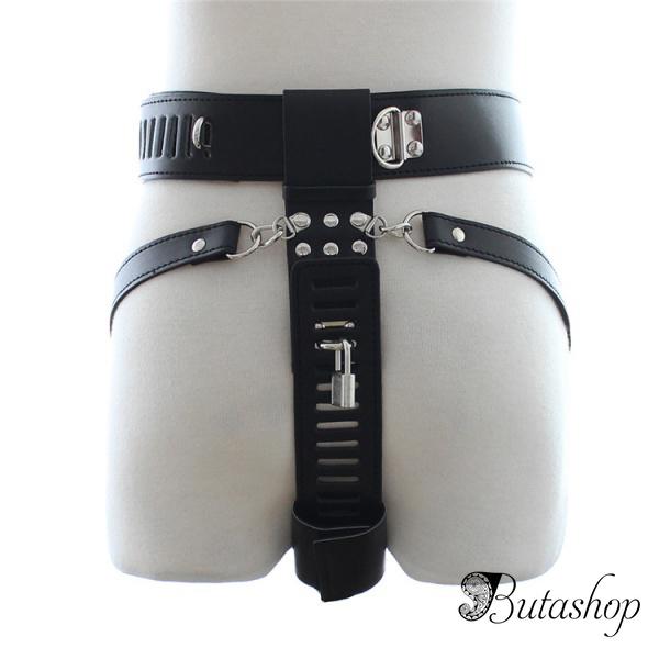 Черное женское устройство целомудрия - www.butashop.com