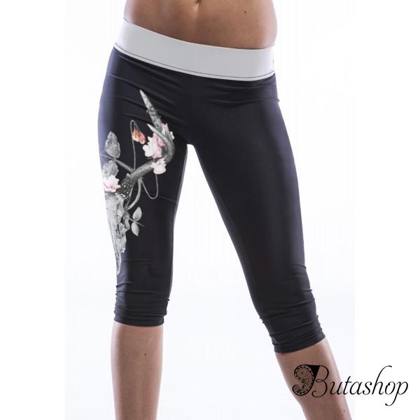 Короткие эластичные леггинсы - www.butashop.com