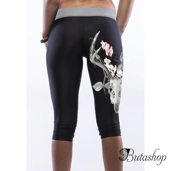 Короткие эластичные леггинсы - www.butashop.com