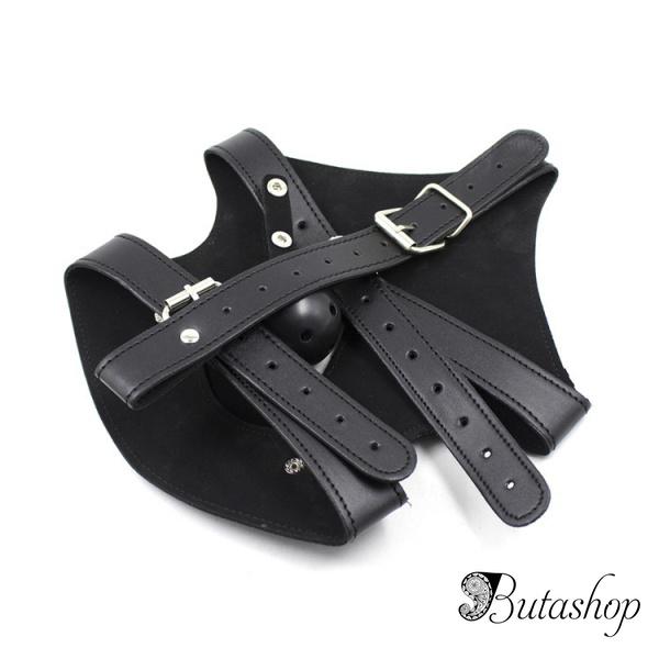 Черная маска бдсм - www.butashop.com