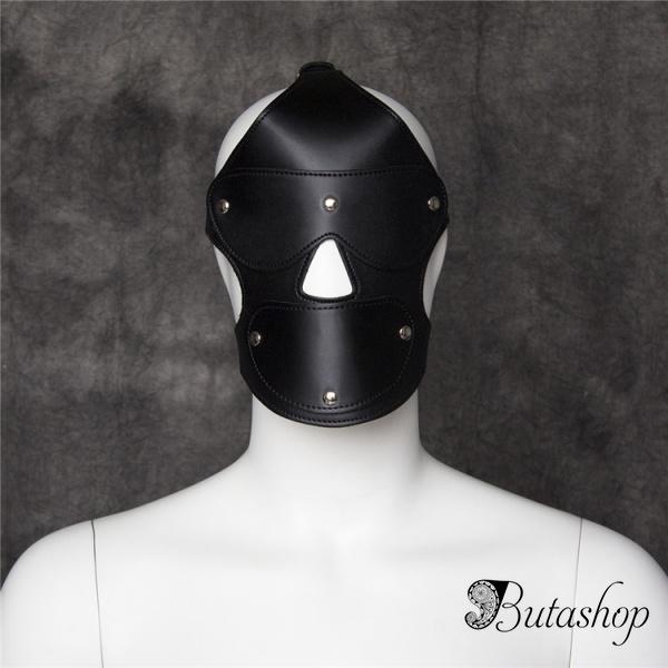 Черная маска бдсм - www.butashop.com