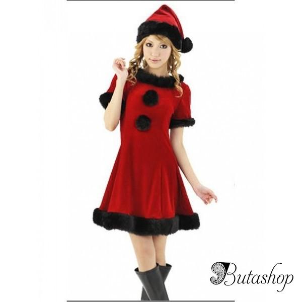 РАСПРОДАЖА! Новогодний костюм. Красный - www.butashop.com