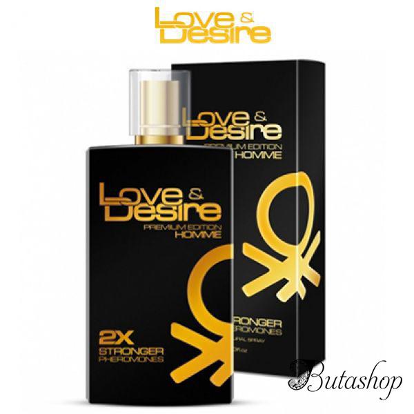 Феромоны для мужчин Love&Desire Gold men - 100ml - www.butashop.com