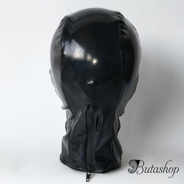 Черная виниловая маска с белыми вставками - www.butashop.com